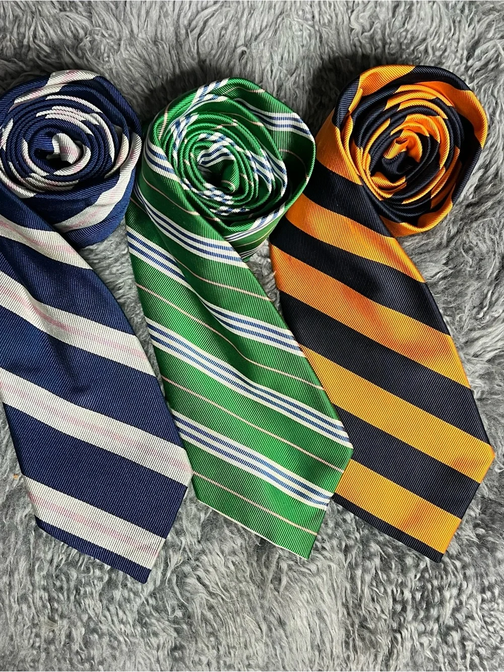 Striped J. Crew Silk Neck Ties
